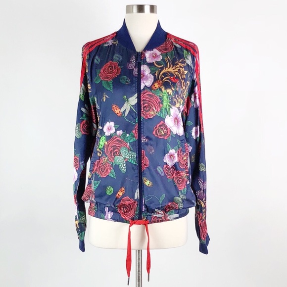 rita ora floral adidas jacket